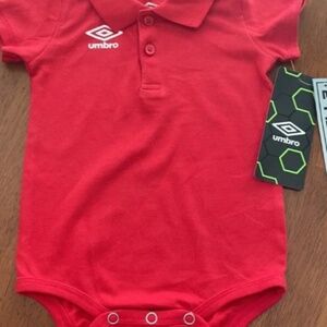 Umbro baby onesie size 6-9m